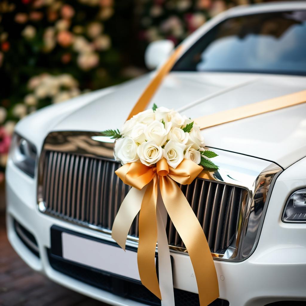 Luxury wedding car